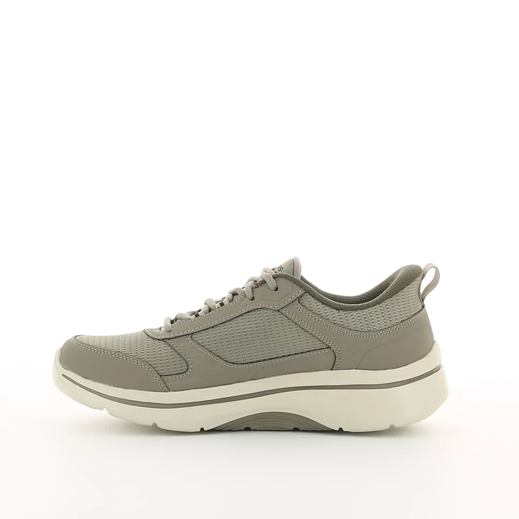 Image (4) de la chaussures Skechers - Baskets Taupe en Textile