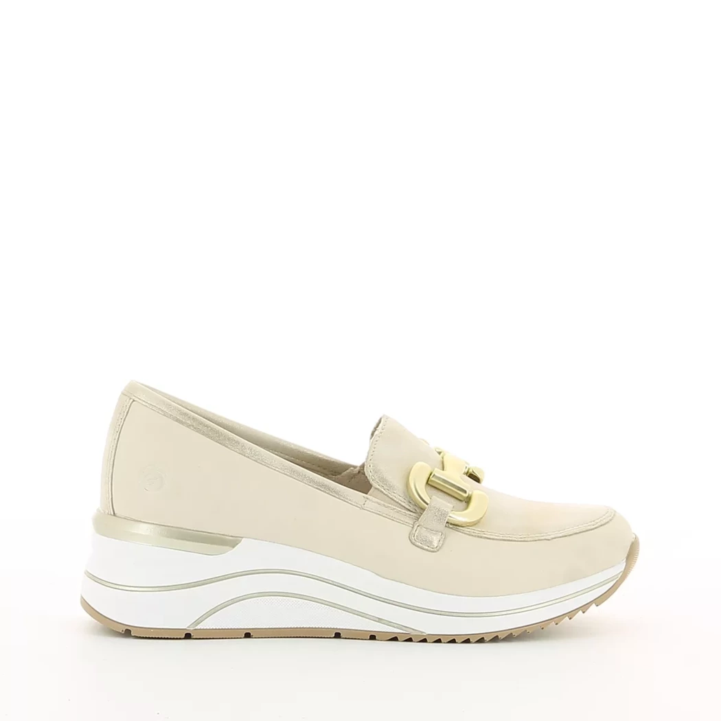 Image (2) de la chaussures Remonte - Mocassins Beige en Cuir