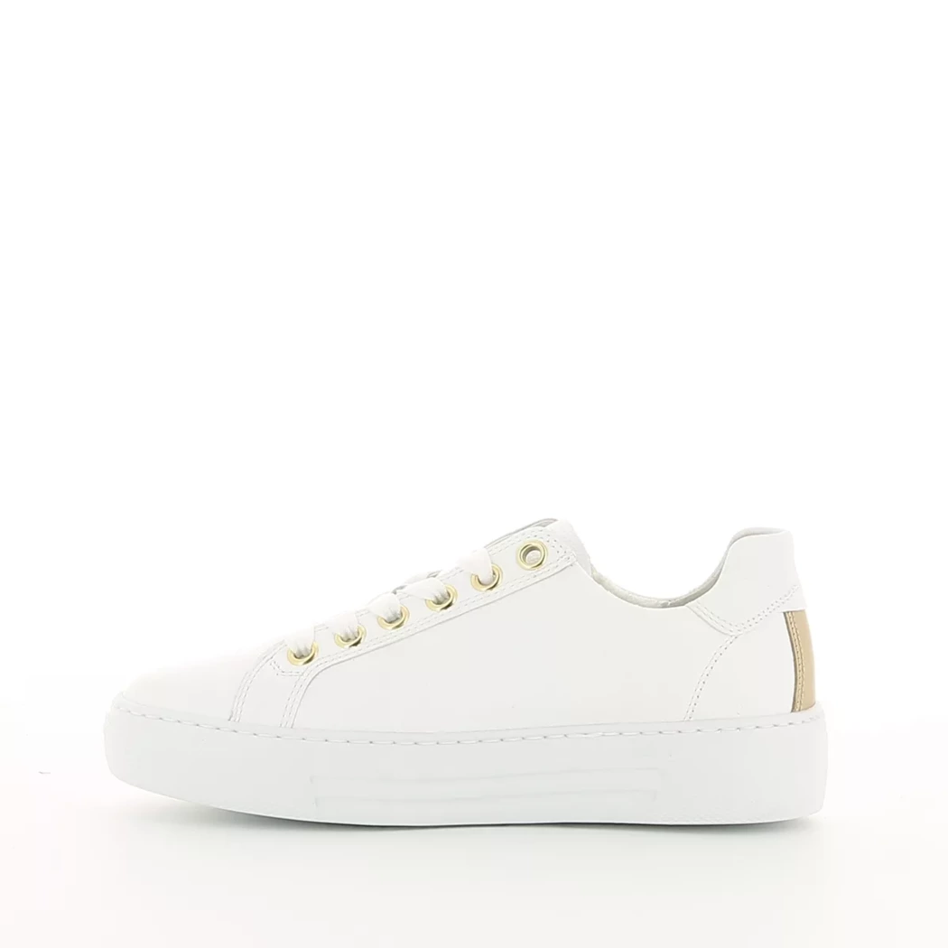 Image (4) de la chaussures Gabor - Baskets Blanc en Cuir