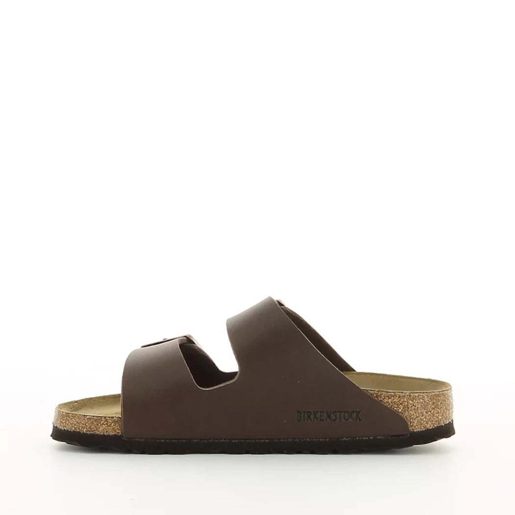 Image (4) de la chaussures Birkenstock - Mules et Sabots Marron en Cuir synthétique