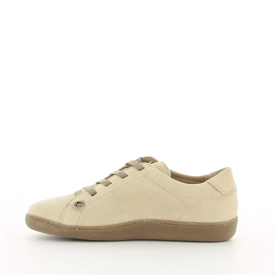 Image (4) de la chaussures Diabolo Studio - Baskets Beige en Cuir