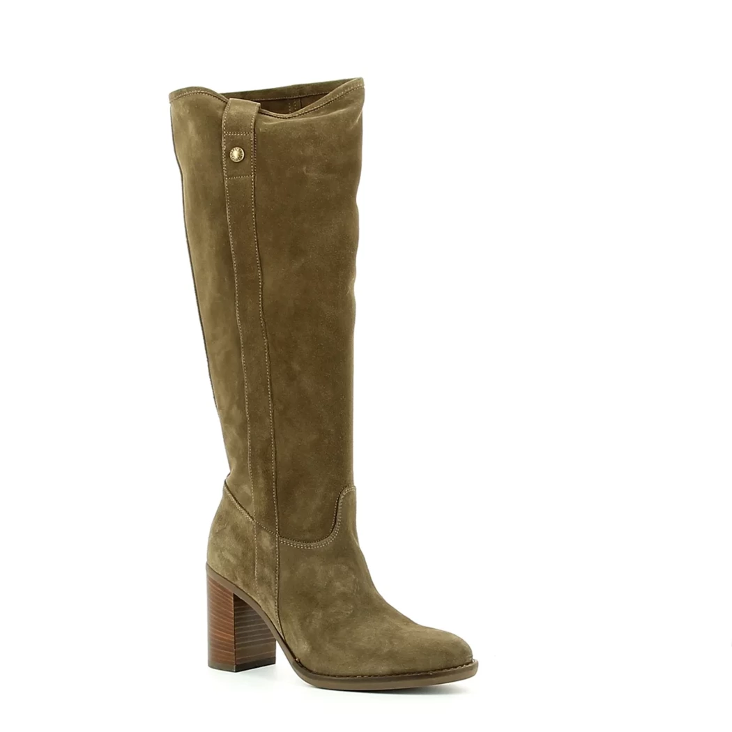 Image (1) de la chaussures Nero Giardini - Bottes Taupe en Cuir nubuck