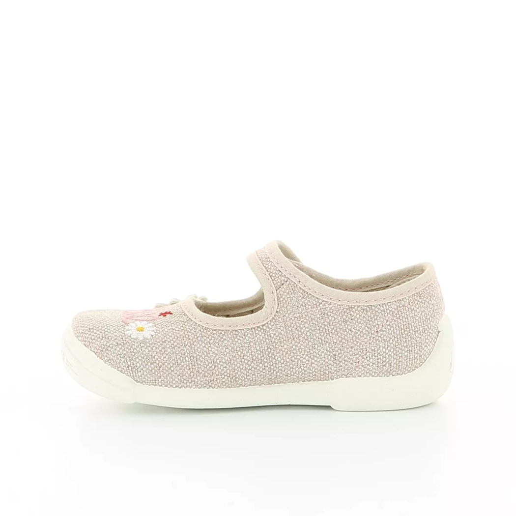 Image (4) de la chaussures Vulladi - Ballerines Rose en Textile