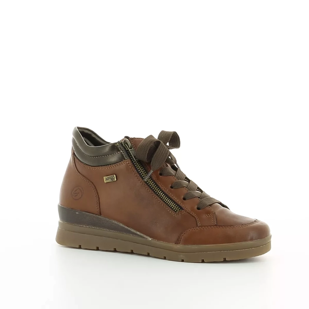 Image (1) de la chaussures Remonte - Bottines Cuir naturel / Cognac en Cuir