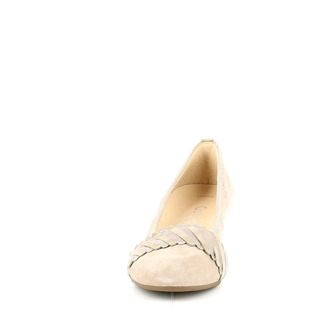 Image (5) de la chaussures Gabor - Escarpins Taupe en Cuir nubuck