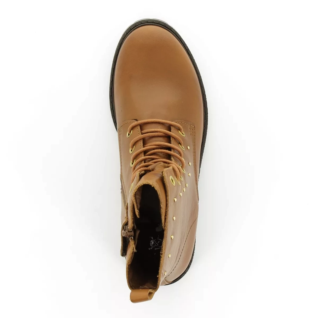 Image (6) de la chaussures Norvik - Bottines Cuir naturel / Cognac en Cuir