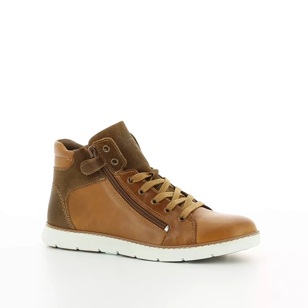 Image (1) de la chaussures Norvik - Bottines Cuir naturel / Cognac en Cuir