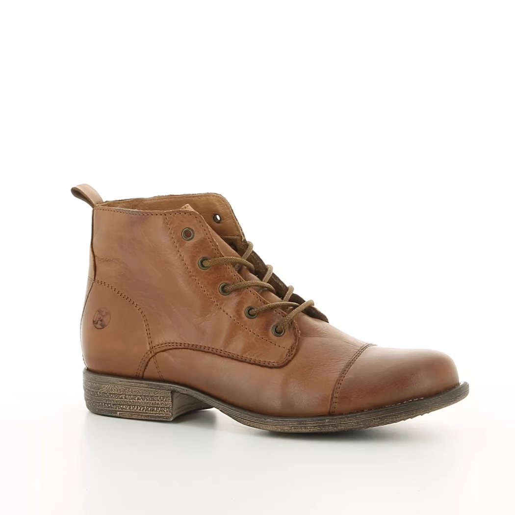 Image (1) de la chaussures PX - Bottines Cuir naturel / Cognac en Cuir