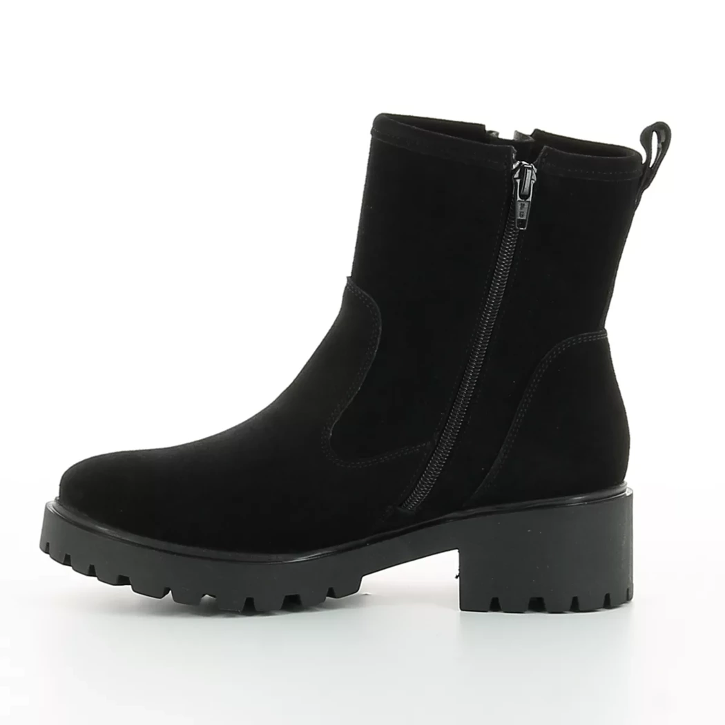 Image (4) de la chaussures margarita mariotti - Boots Noir en Cuir nubuck