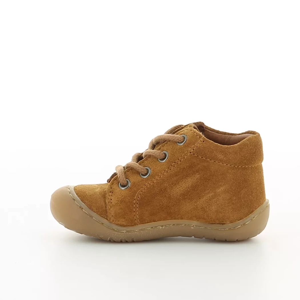 Image (4) de la chaussures Bellamy - Bottines Cuir naturel / Cognac en Cuir nubuck