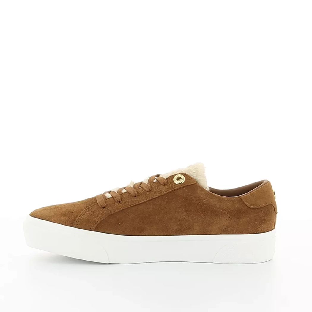 Image (4) de la chaussures Tommy Hilfiger - Baskets Cuir naturel / Cognac en Cuir nubuck