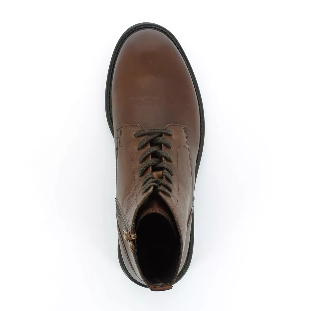 Image (6) de la chaussures Poelman - Bottines Cuir naturel / Cognac en Cuir