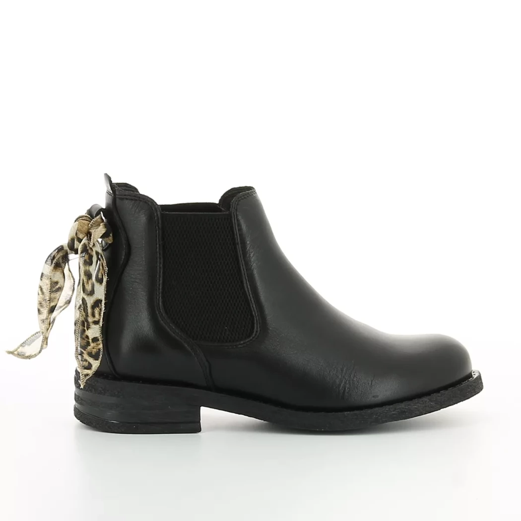 Image (2) de la chaussures Goodstep - Boots Noir en Cuir