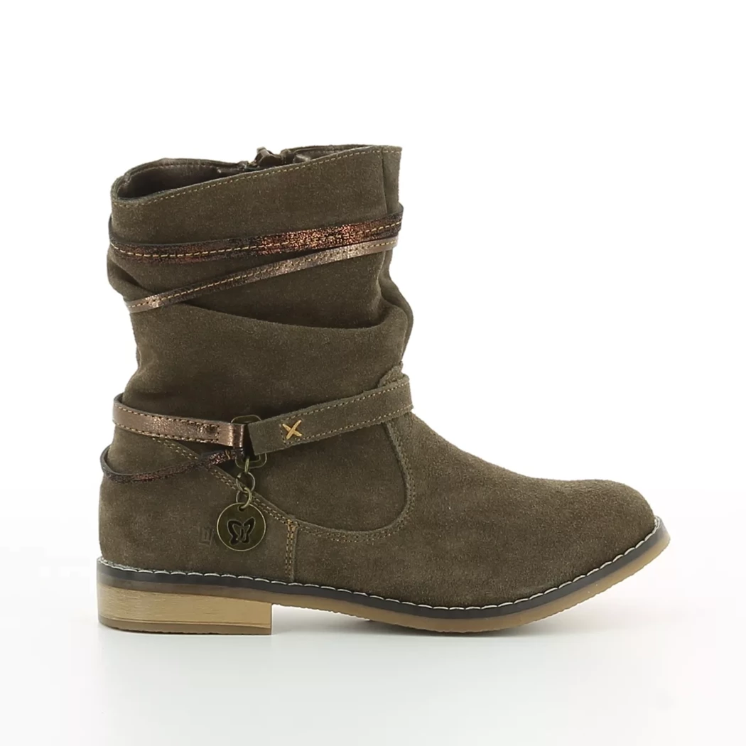 Image (2) de la chaussures Bopy - Boots Taupe en Cuir nubuck