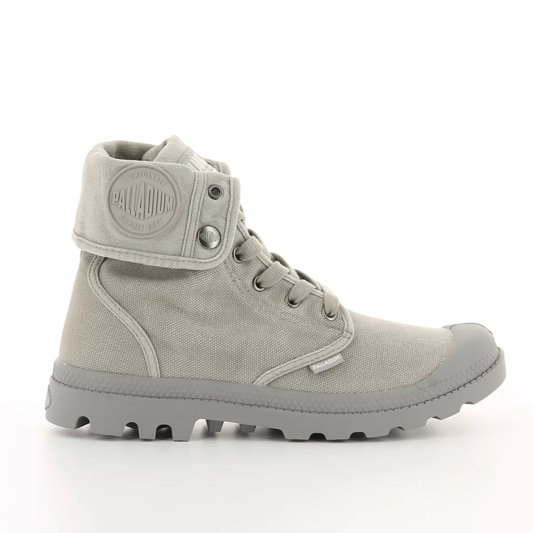 Image (2) de la chaussures Palladium - Bottines Gris en Textile