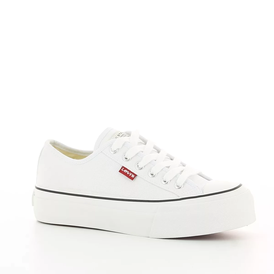 Image (1) de la chaussures Levi's - Baskets Blanc en Textile