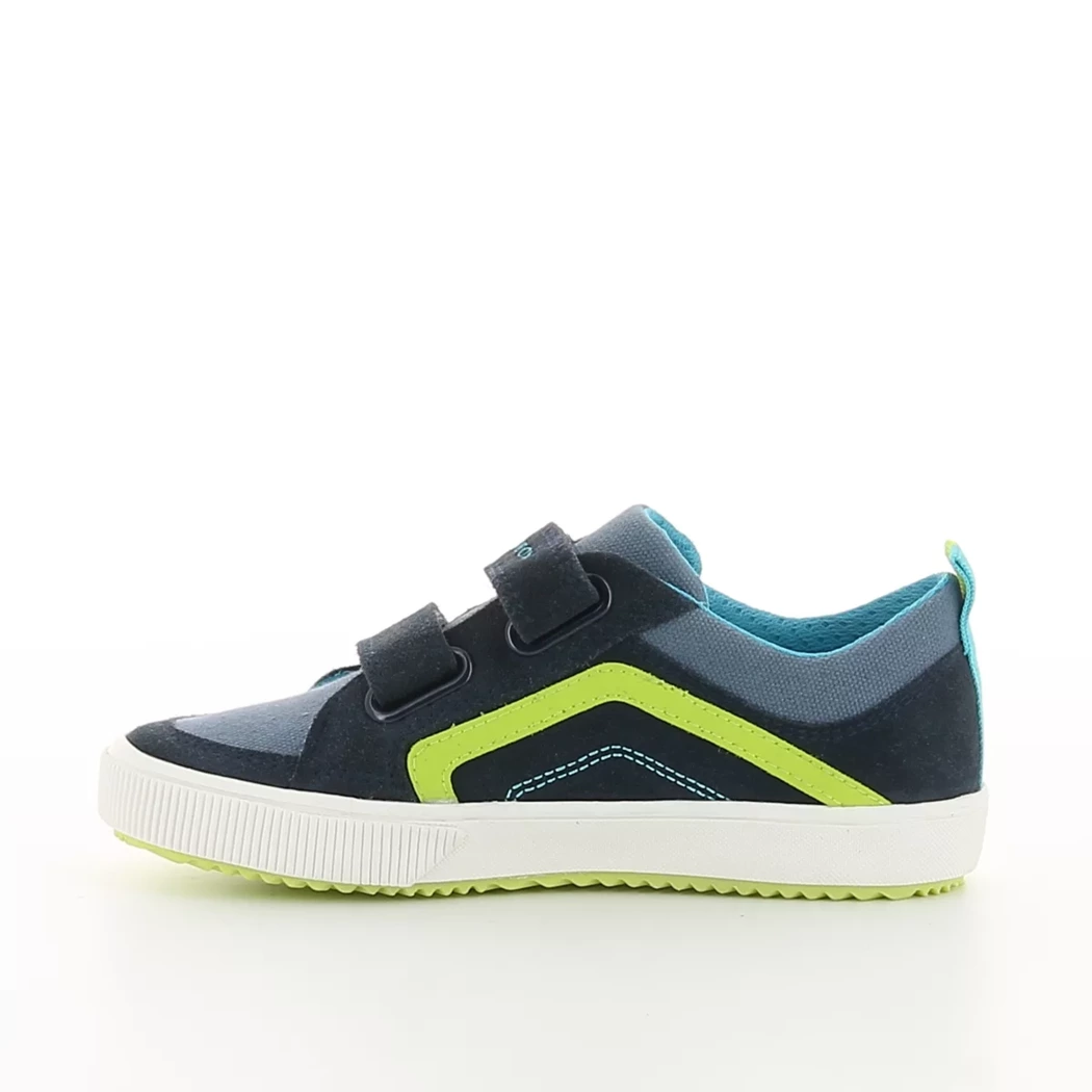 Image (4) de la chaussures Geox - Baskets Bleu en Cuir nubuck