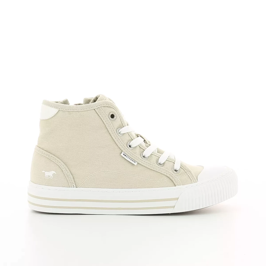 Image (2) de la chaussures Mustang - Baskets Beige en Textile