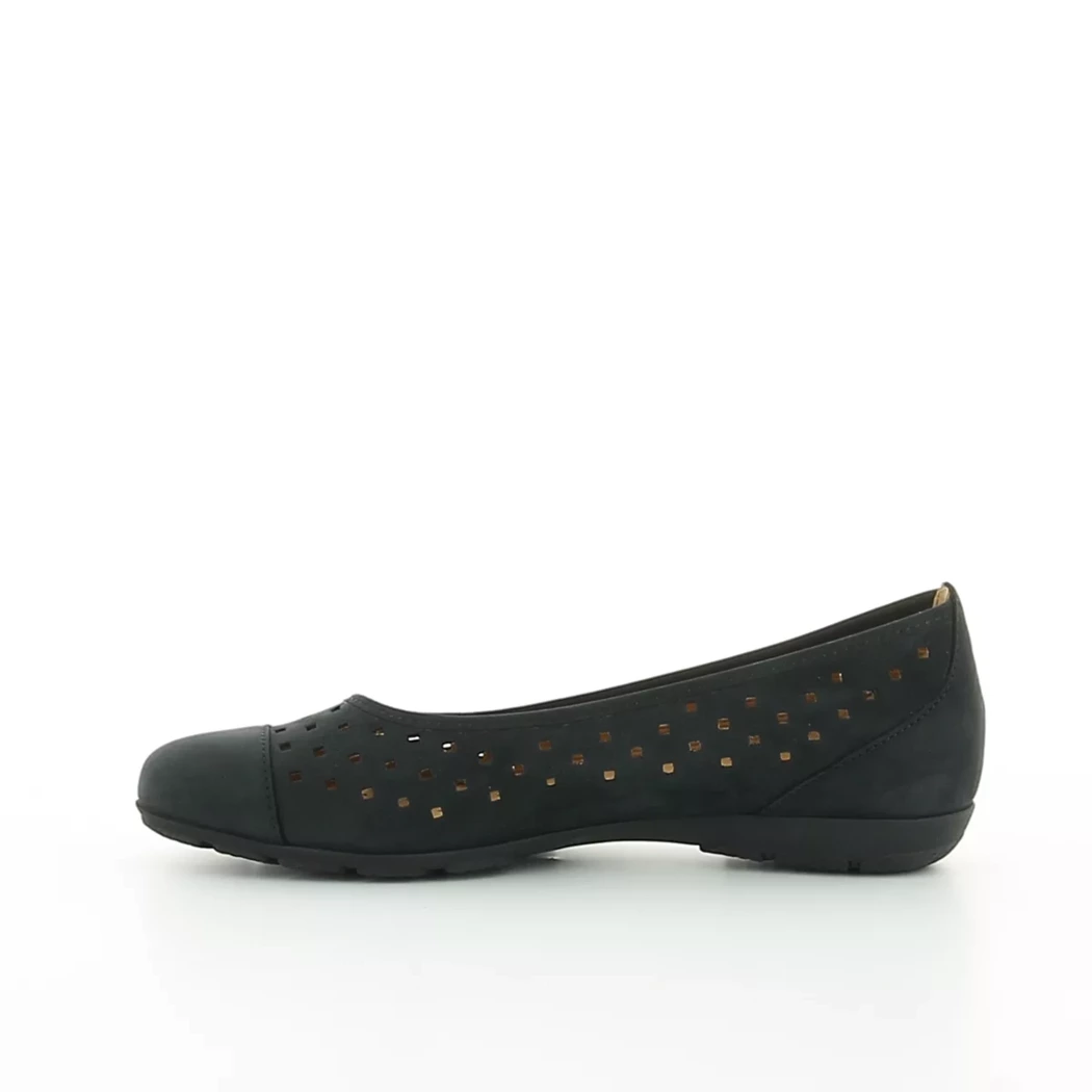 Image (4) de la chaussures Gabor - Ballerines Bleu en Cuir nubuck