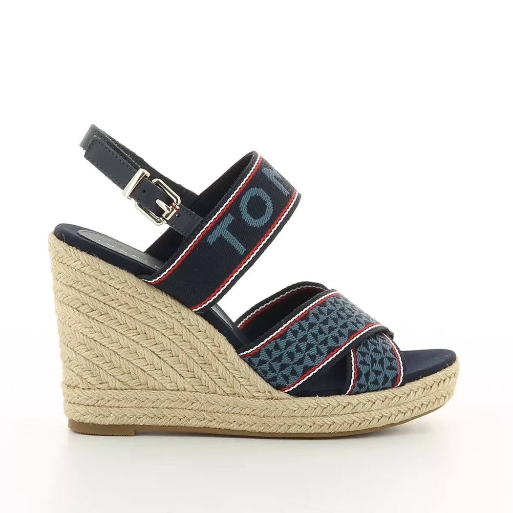 Image (2) de la chaussures Tommy Hilfiger - Sandales et Nu-Pieds Bleu en Textile