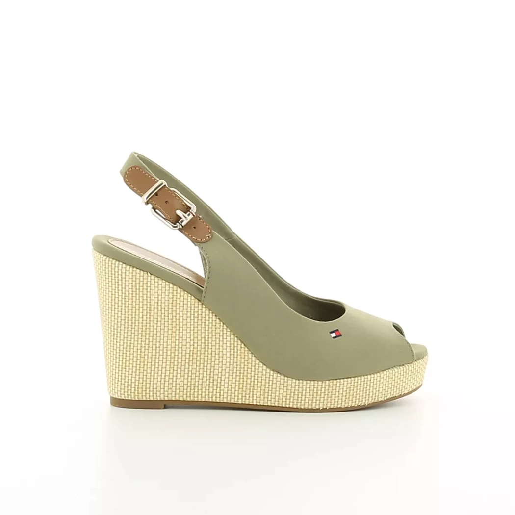 Image (2) de la chaussures Tommy Hilfiger - Sandales et Nu-Pieds Vert en Textile