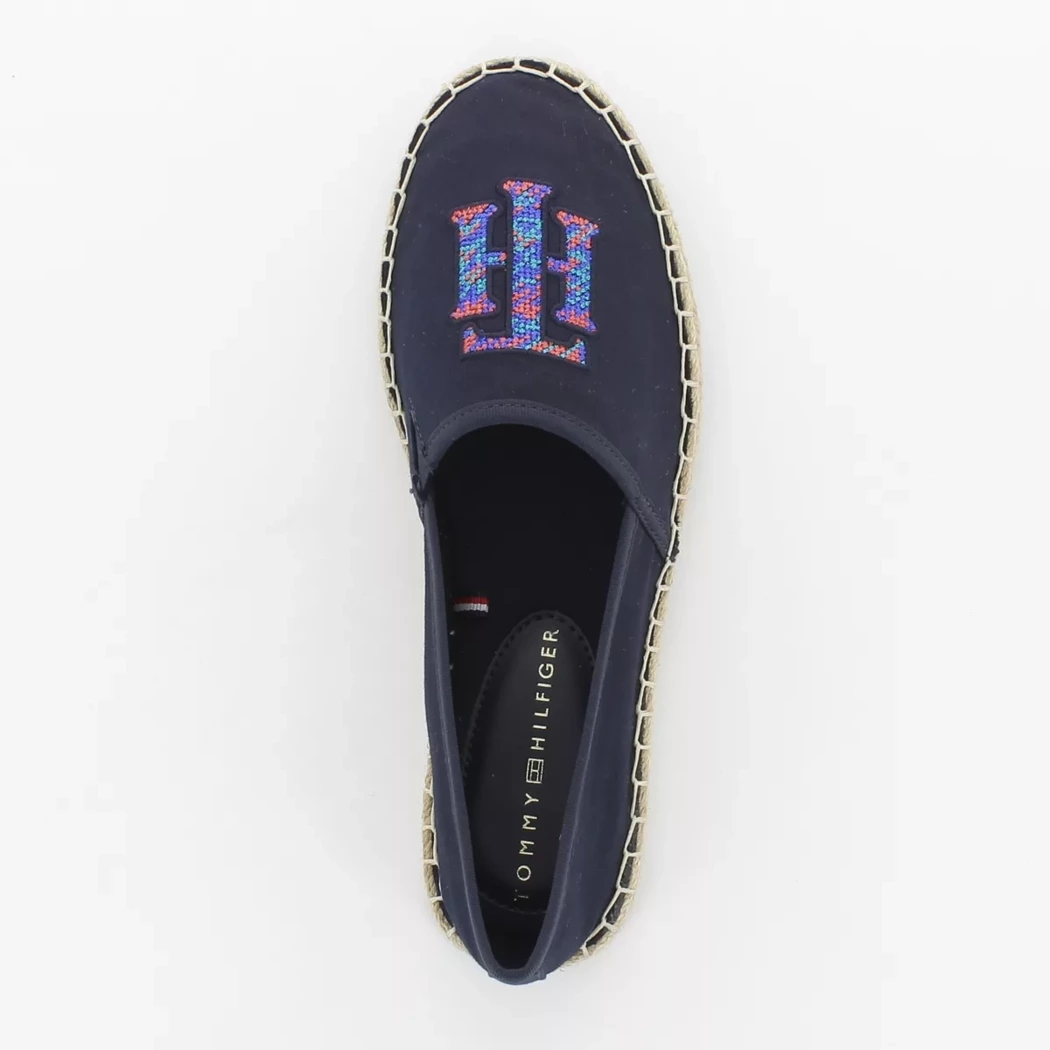 Image (6) de la chaussures Tommy Hilfiger - Espadrilles Bleu en Textile