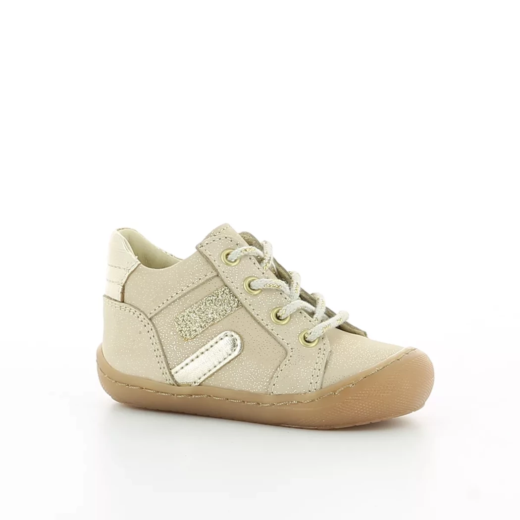 Image (1) de la chaussures Bellamy - Bottines Beige en Cuir nubuck