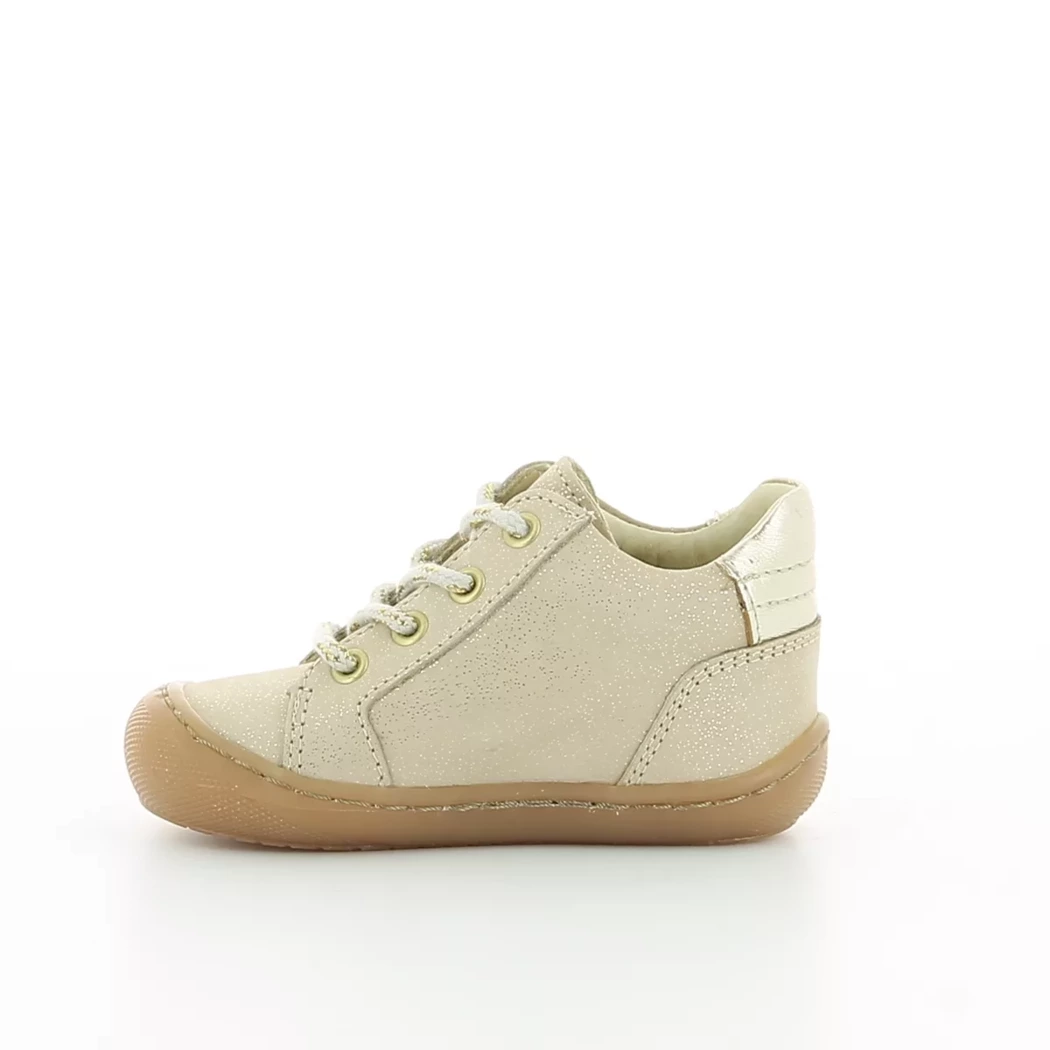 Image (4) de la chaussures Bellamy - Bottines Beige en Cuir nubuck