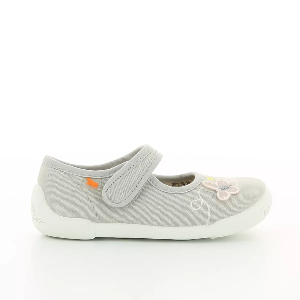 Image (2) de la chaussures Vul ladi - Ballerines Gris en Textile