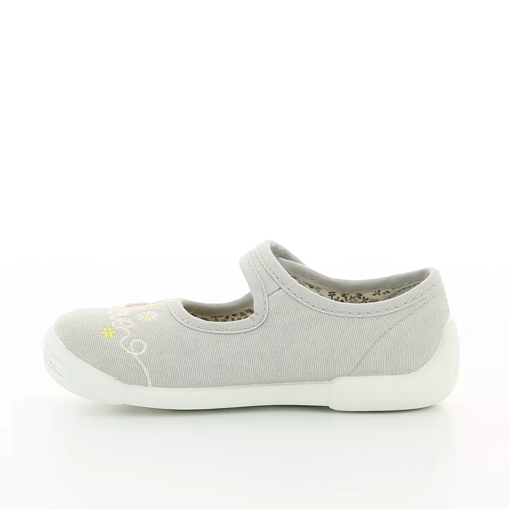 Image (4) de la chaussures Vul ladi - Ballerines Gris en Textile