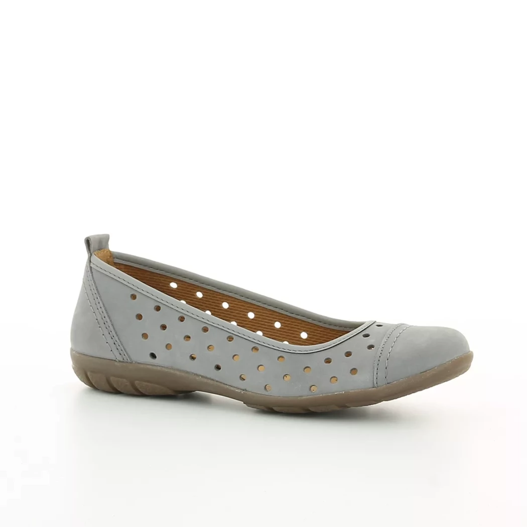 Image (1) de la chaussures Sens - Ballerines Gris en Cuir nubuck