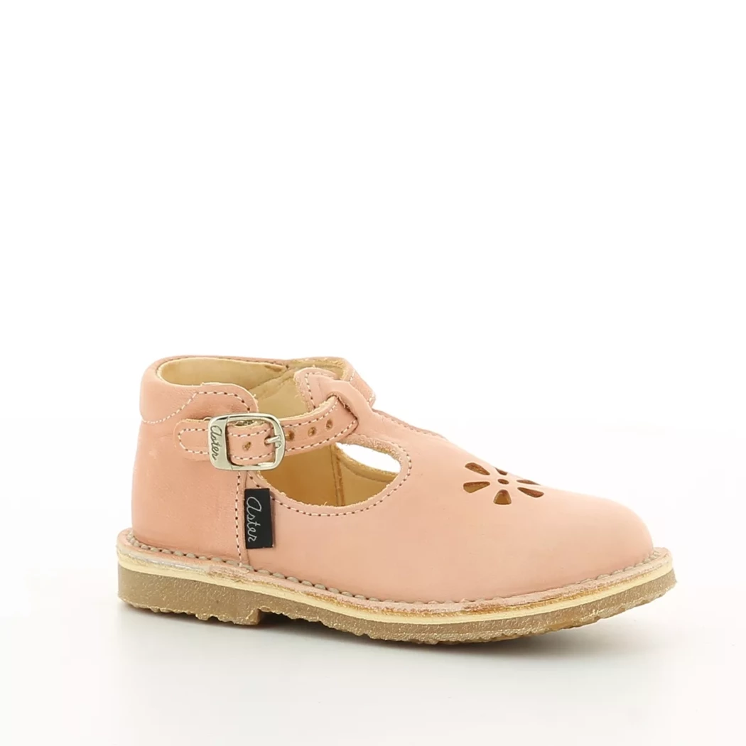 Image (1) de la chaussures Aster - Bottines ouvertes Rose en Cuir