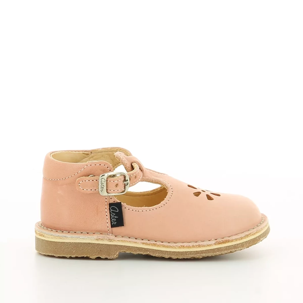 Image (2) de la chaussures Aster - Bottines ouvertes Rose en Cuir