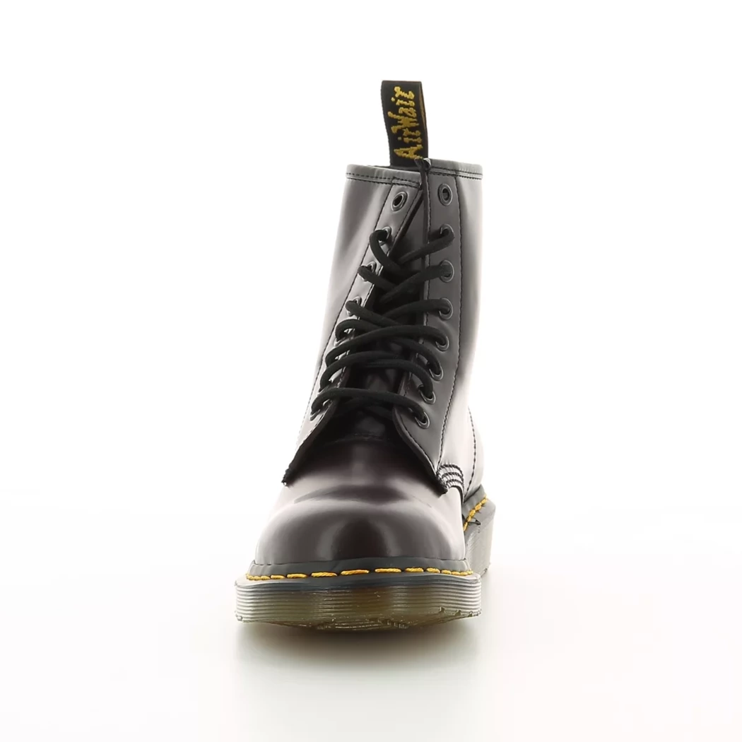 Image (5) de la chaussures Dr. Martens - Bottines Bordeaux en Cuir