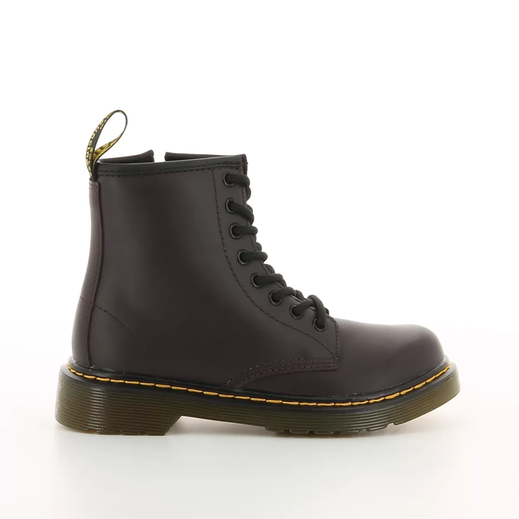 Image (2) de la chaussures Dr. Martens - Bottines Bordeaux en Cuir