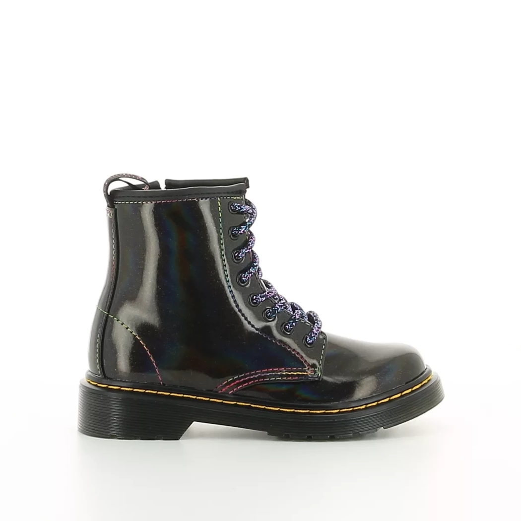 Image (2) de la chaussures Dr. Martens - Bottines Bordeaux en Cuir vernis