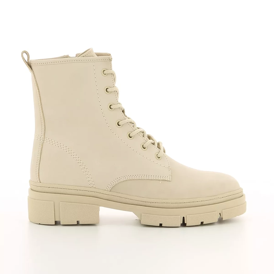 Image (2) de la chaussures Tamaris - Bottines Beige en Cuir nubuck