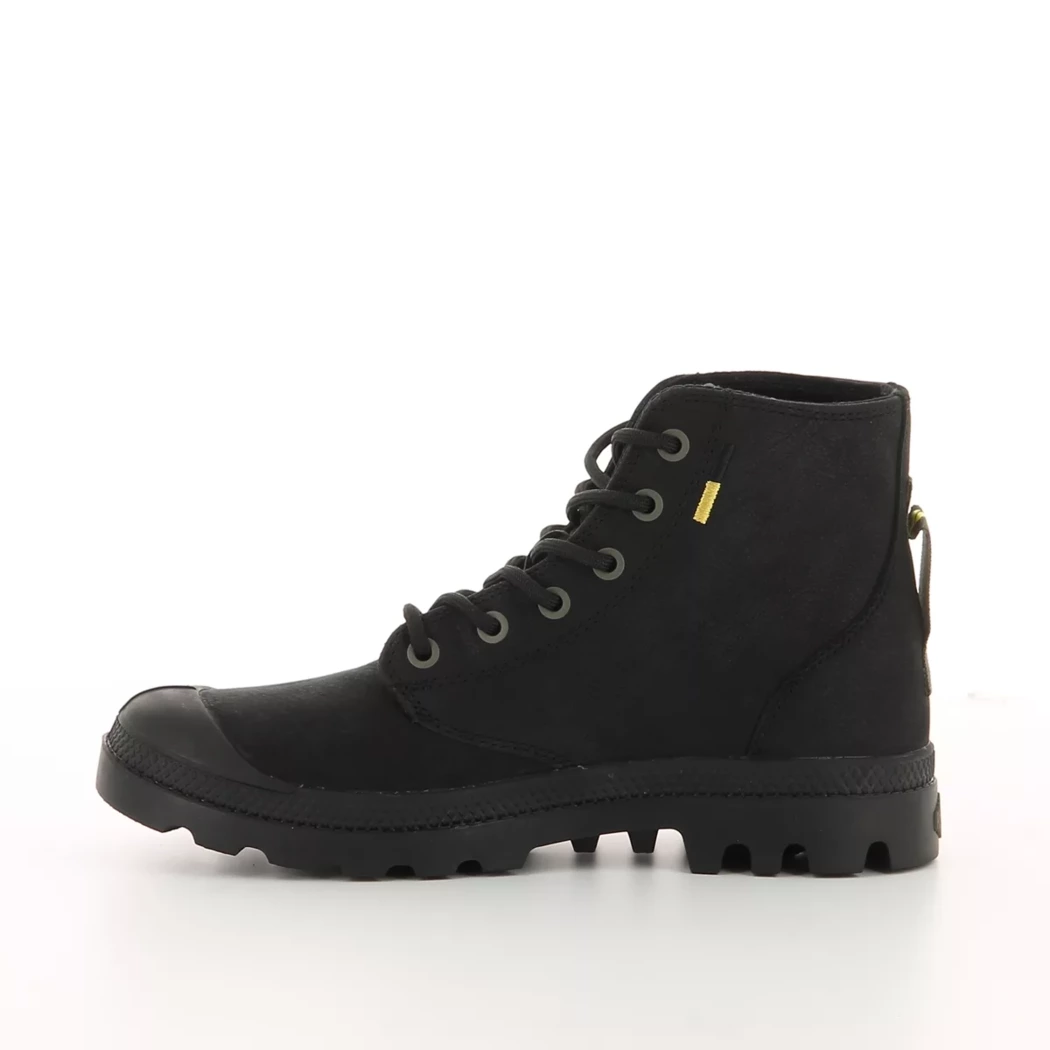 Image (4) de la chaussures Palladium - Bottines Noir en Cuir nubuck