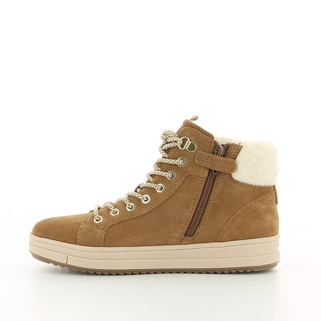 Image (4) de la chaussures Geox - Bottines Cuir naturel / Cognac en Cuir nubuck