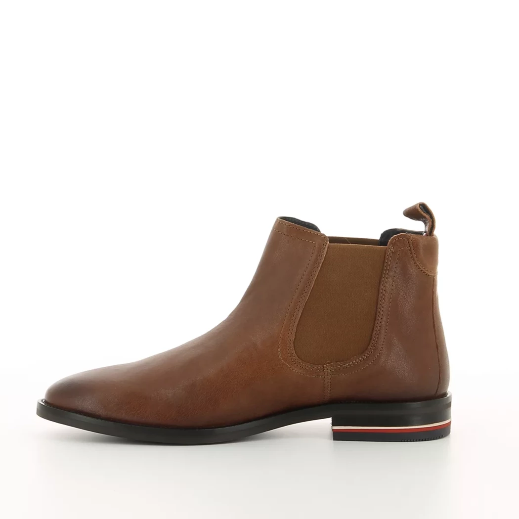 Image (4) de la chaussures Tommy jeans - Boots Cuir naturel / Cognac en Cuir