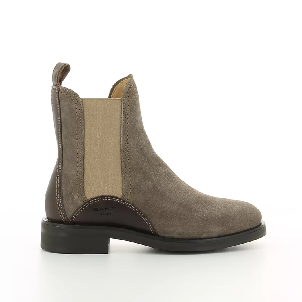 Image (2) de la chaussures Gant - Boots Taupe en Cuir nubuck