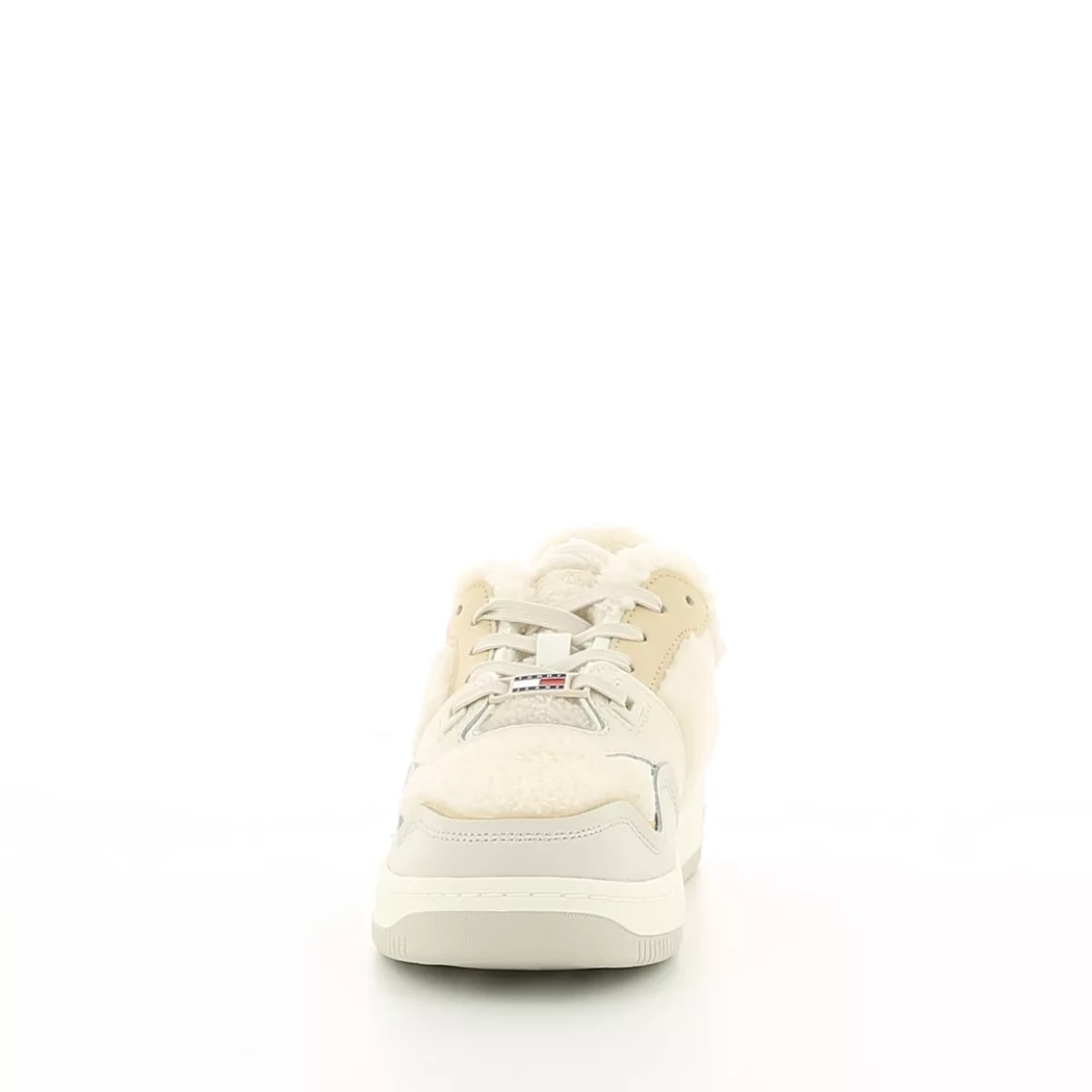 Image (5) de la chaussures Tommy Hilfiger - Baskets Beige en Cuir