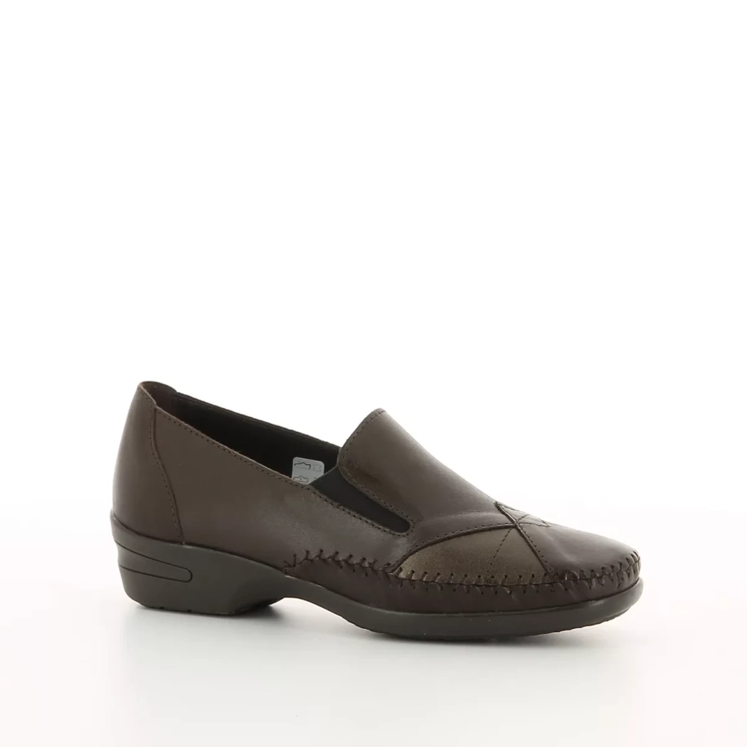 Image (1) de la chaussures Kiarflex - Mocassins Marron en Cuir