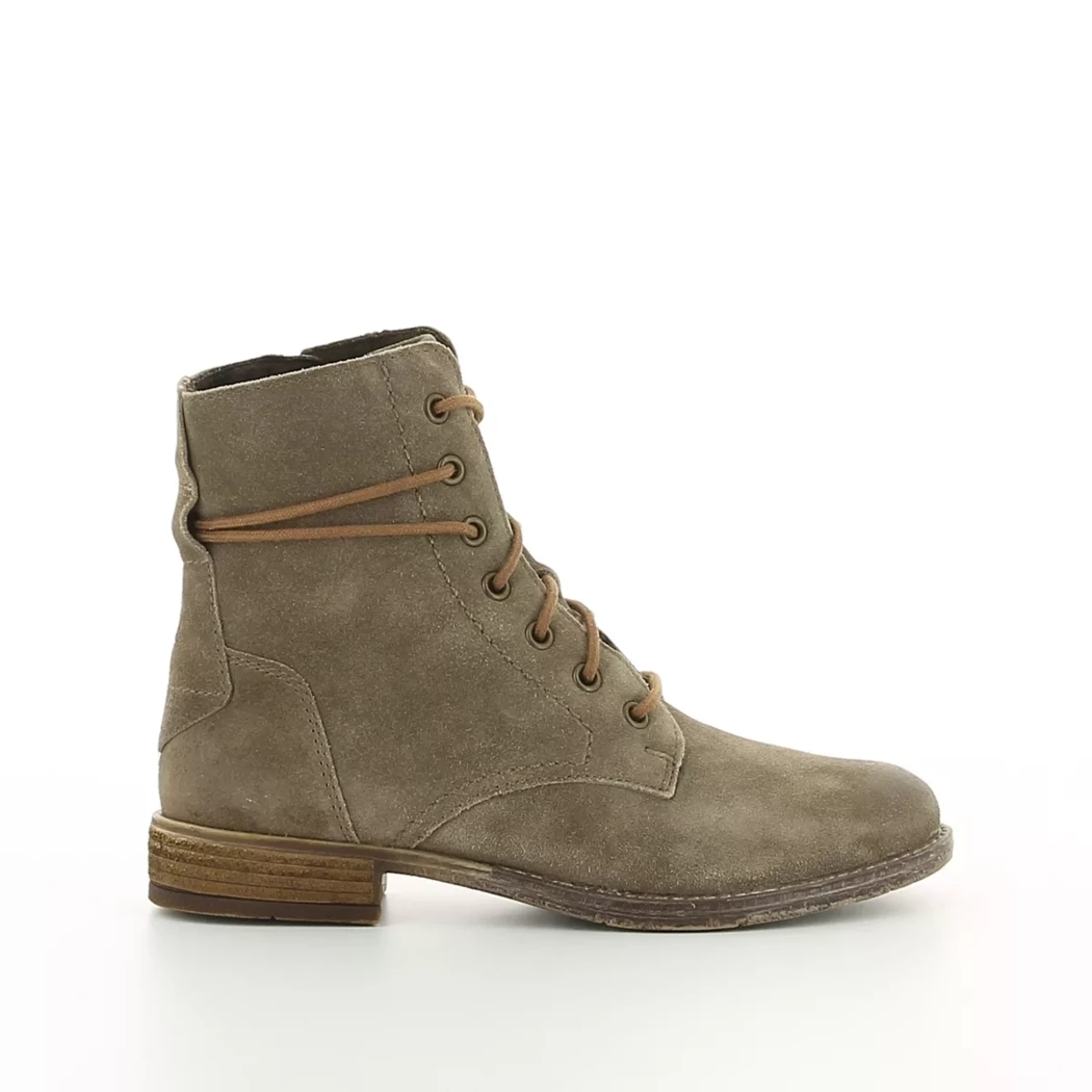 Image (2) de la chaussures Josef Seibel - Bottines Taupe en Cuir nubuck