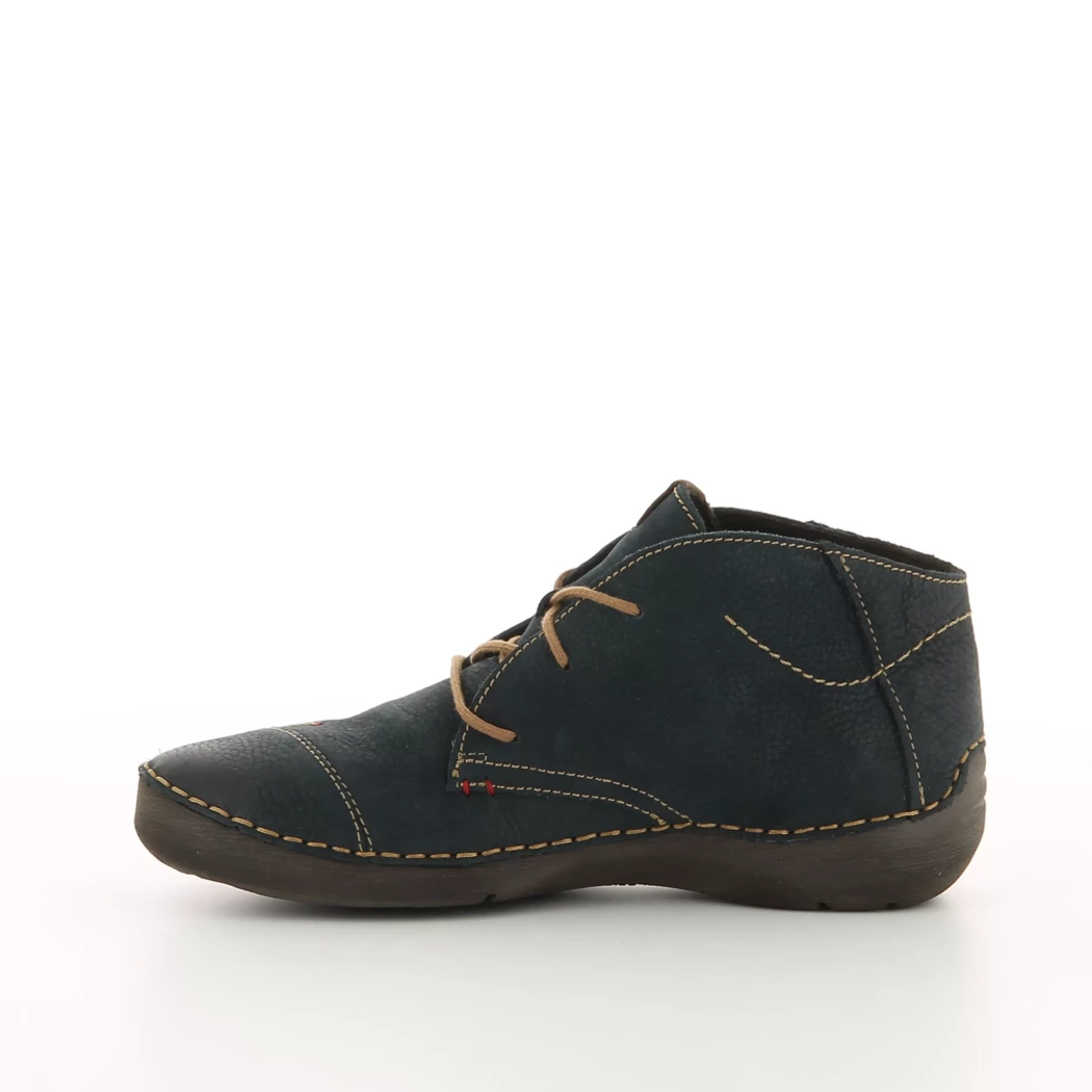 Image (4) de la chaussures Josef Seibel - Bottines Bleu en Cuir