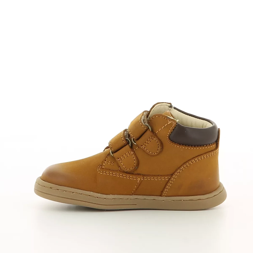 Image (4) de la chaussures Kickers - Bottines Cuir naturel / Cognac en Cuir nubuck