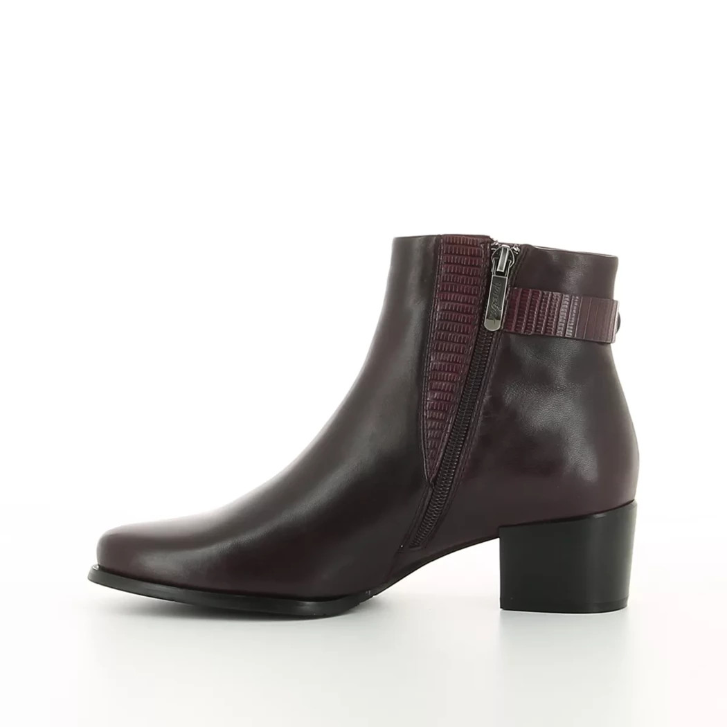 Image (4) de la chaussures Regarde le ciel - Boots Bordeaux en Cuir