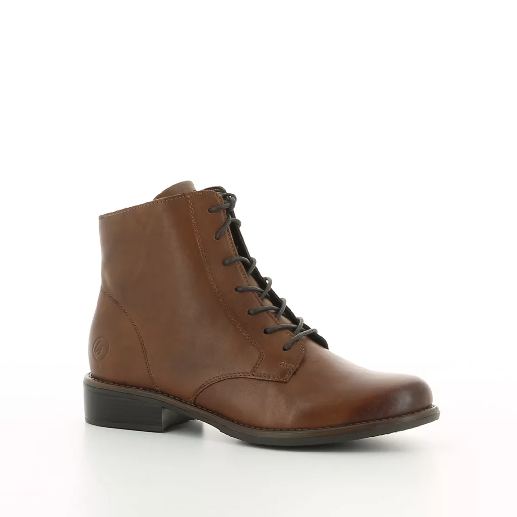 Image (1) de la chaussures Remonte - Bottines Cuir naturel / Cognac en Cuir