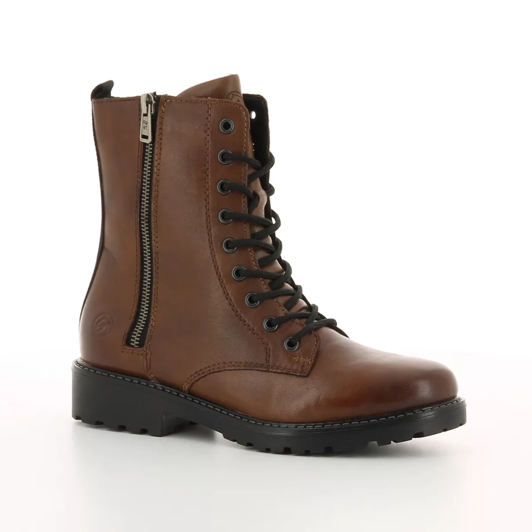 Image (1) de la chaussures Remonte - Bottines Cuir naturel / Cognac en Cuir