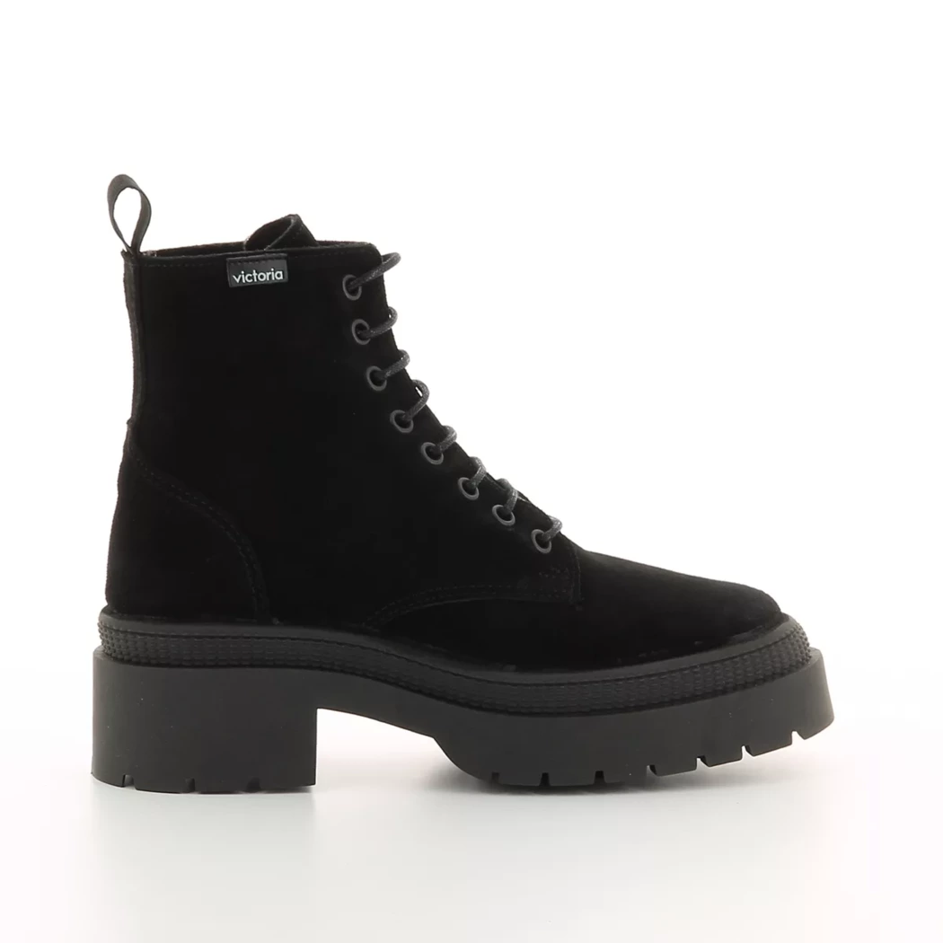 Image (2) de la chaussures Victoria - Bottines Noir en Cuir nubuck